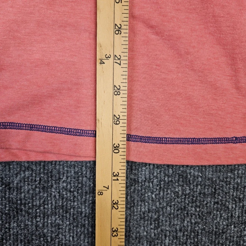 Orvis Pullover Hoodie Men's XXL Salmon Pink Lightweight Long Sleeve - Picture 4 of 6